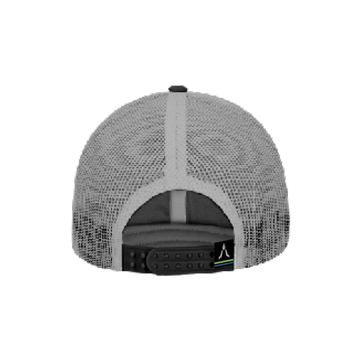 Grey/White Spire Hat  Front Image on white background