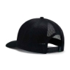 Black Hat Back View Product Image on white background